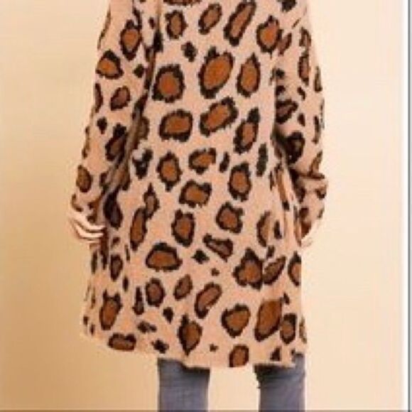 Umgee Leopard Print Cardigan. NWT - Picture 7 of 8
